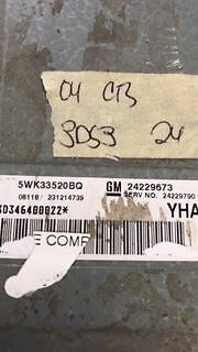 24229673 Cadillac CTS 2004 TCM transmission computer