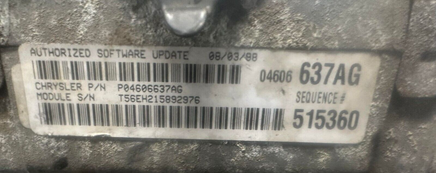 P04606836AG Breeze, Stratus or Cirrus 1999 ecm ecu computer