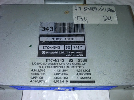 31036 1B101 TCM transmission computer 1997 Nissan Quest or Mercury Villager