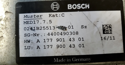 Mercedes-Benz  ecm ecu computer A 177 901 43 01