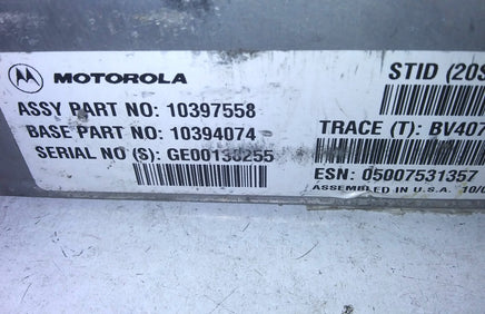 10397558 communication control module 2004-2006 Chevrolet Trailblazer