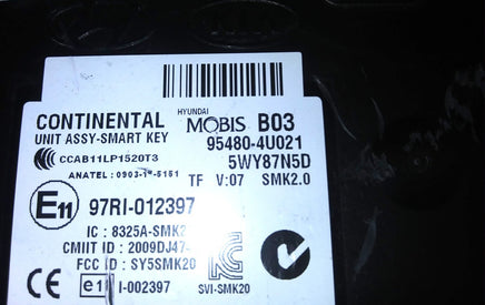 95480-4U021 theft locking module 2011-2013 Kia Optima