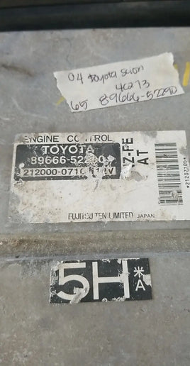 89666-52290 Scion TC 2004 ecm ecu computer