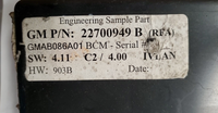 GM BCM Body Control module computer 22700949 B