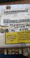 09353511 Oldsmobile Intrigue 1999 ABS control module