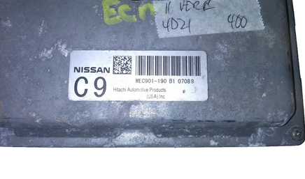MEC901-190 ecm ecu computer 2011 Nissan Versa