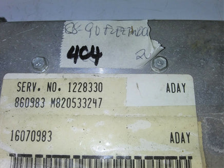 1228330 Cadillac Fleetwood 1988-1990  pcm ecu ecm computer