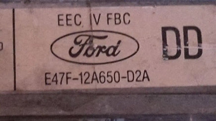 E47F-12A650-D2A ecm ecu computer 1984 Ford Ranger or Bronco 2