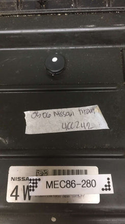 MEC86-280 Nissan Titan ecu ecm computer 2005-2006