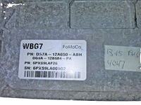 DS7A-12A650-ABH ecm ecu computer 2013-2015 Ford Fusion **TESTED GOOD**