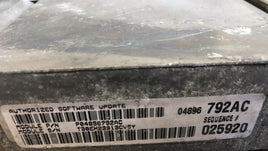 P04896792AC Dodge Stratus or Chrysler Sebring 2002 ecu ecm computer