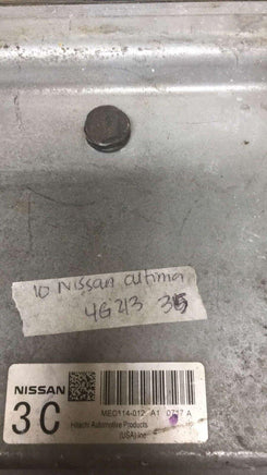 MEC114-012 Nissan Altima ecm ecu computer 2010 - Swan Auto