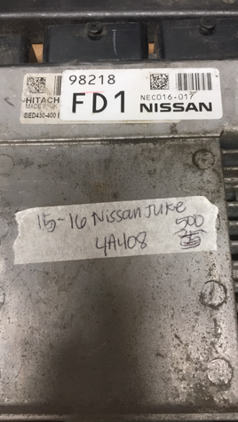 NEC016-017 Nissan Juke 2015-2016 ecm ecu computer