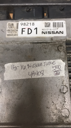 NEC016-017 Nissan Juke 2015-2016 ecm ecu computer