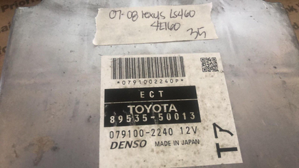 89535-50013 Lexus ES300 2007-2008 ecm ecu computer