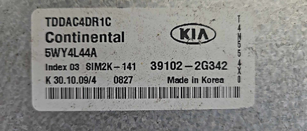 39102-2G342 Kia Forte ecm ecu 2010 computer
