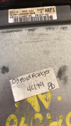 3L5A-12A650-AAB ecm ecu computer 2003 Ford Ranger **tested**