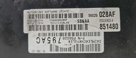P56029028AF ecu ecm computer 2004 Dodge Durango