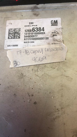 12686384 ecm ecu computer 2017-2018 Chevy Colorado or GMC Canyon **TESTED GOOD**