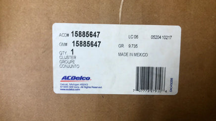 2008-2009 Chevy Uplander speedometer instrument cluster 15885647