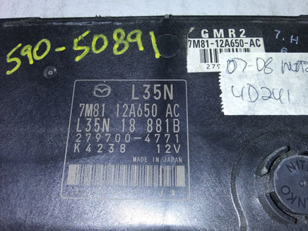 2007-2008 Mazda 6 Mazda6 ecm ecu computer L35N 18 881B