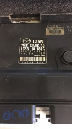 2007-2008 Mazda 6 ecm ecu computer 7M81 12A650 AD