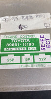89661-16190 Toyota Paseo 1992-1993 ecu ecm computer