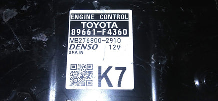 89661-F4360 ecm ecu computer 2020-2021 Toyota C-HR CHR