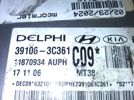 39106-3C361 ecm ecu computer 2007 Kia Sorento