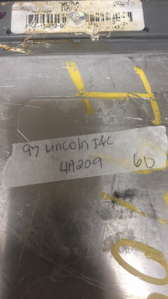 F7VF-12A650-BC Lincoln T&C control module computer 1997 **TESTED**