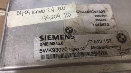 7 543 157 BMW Z4 2004-2008 ecm ecu computer - Swan Auto
