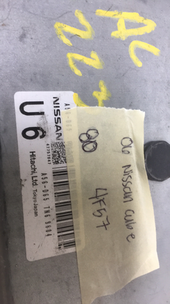 A56-D65 TN6 Nissan Cube 2006 ecm ecu computer