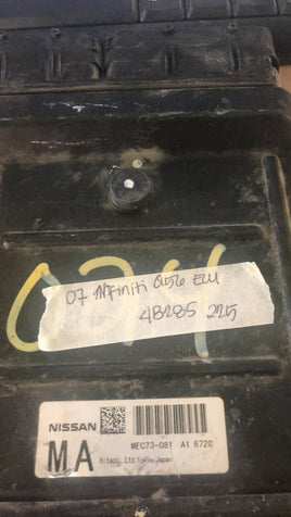 2007 Infiniti Q56 Engine Control Module MEC73-081