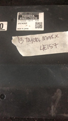 2013 Toyota Mark VIII ecm ecu computer 89661-72030