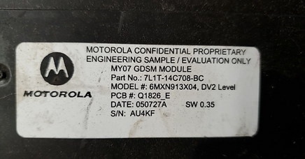 Ford seat control module 7L1T-14C708-BC