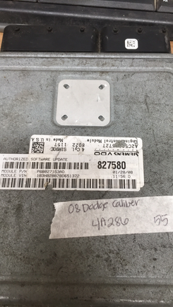 P68027153AD Dodge Caliber 2008 ecu ecm computer