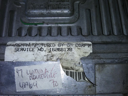 1997 Chevy Lumina or Bonneville ecm ecu computer 16268178