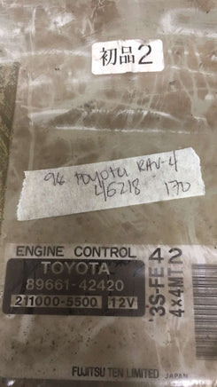 89661-42420 ecu ecm computer 1998 Toyota Rav4 Rav-4