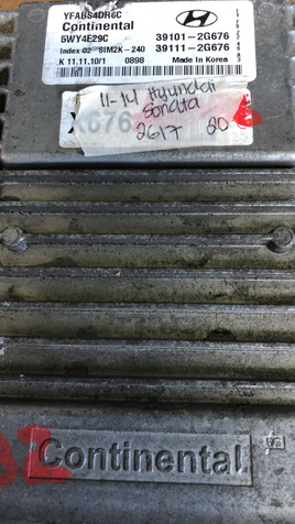 39101-2G676 ecm ecu computer 2011-2014 Hyundai Sonata