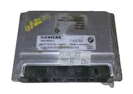 2004-2006 BMW X3 ecm ecu computer 7 533 651