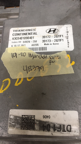 39172-2GTF1 Hyundai Santa Fe ecm ecu computer 2019-2020