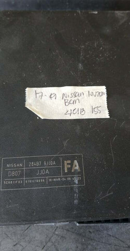 284B7 9JJ0A Nissan NV2500 2017-2019 Body Control Module