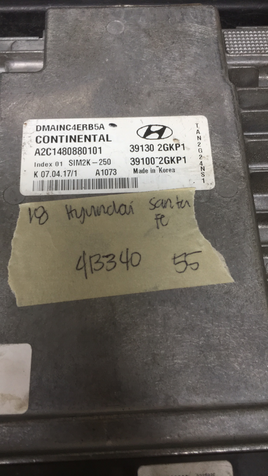 39130-2GKP1 Hyundai Santa Fe ecm ecu computer 2018