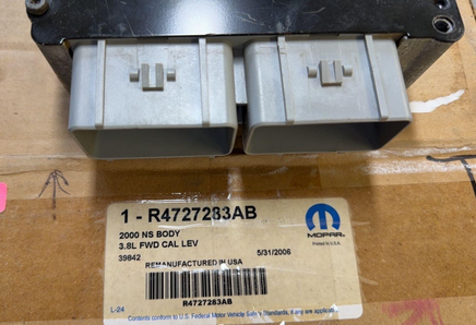 1-R4727283AB Dodge  Caravan or Chrysler T&C 2000 ECM ECU computer  **REMAN**