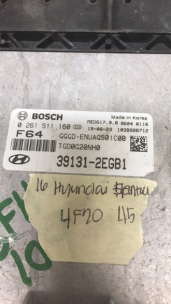 39131-2EGB1 ecm ecu computer 2016 Hyundai Elantra