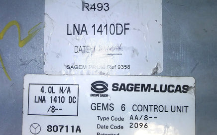 LNA 1410DF ecm ecu computer 1995-1996 Isuzu Trooper
