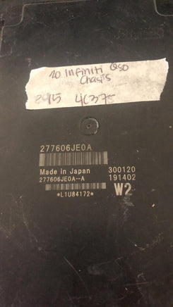 2020 Infiniti QX80 Chasis control module 277606JE0A