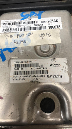 P05150604AB Fiat 500 ecm ecu 2012-2014 computer