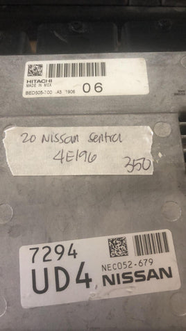 NEC052-679 ecm ecu computer 2020 Nissan Sentra