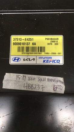 37513-E4251 battery management control module computer 2015-2017 Kia Soul